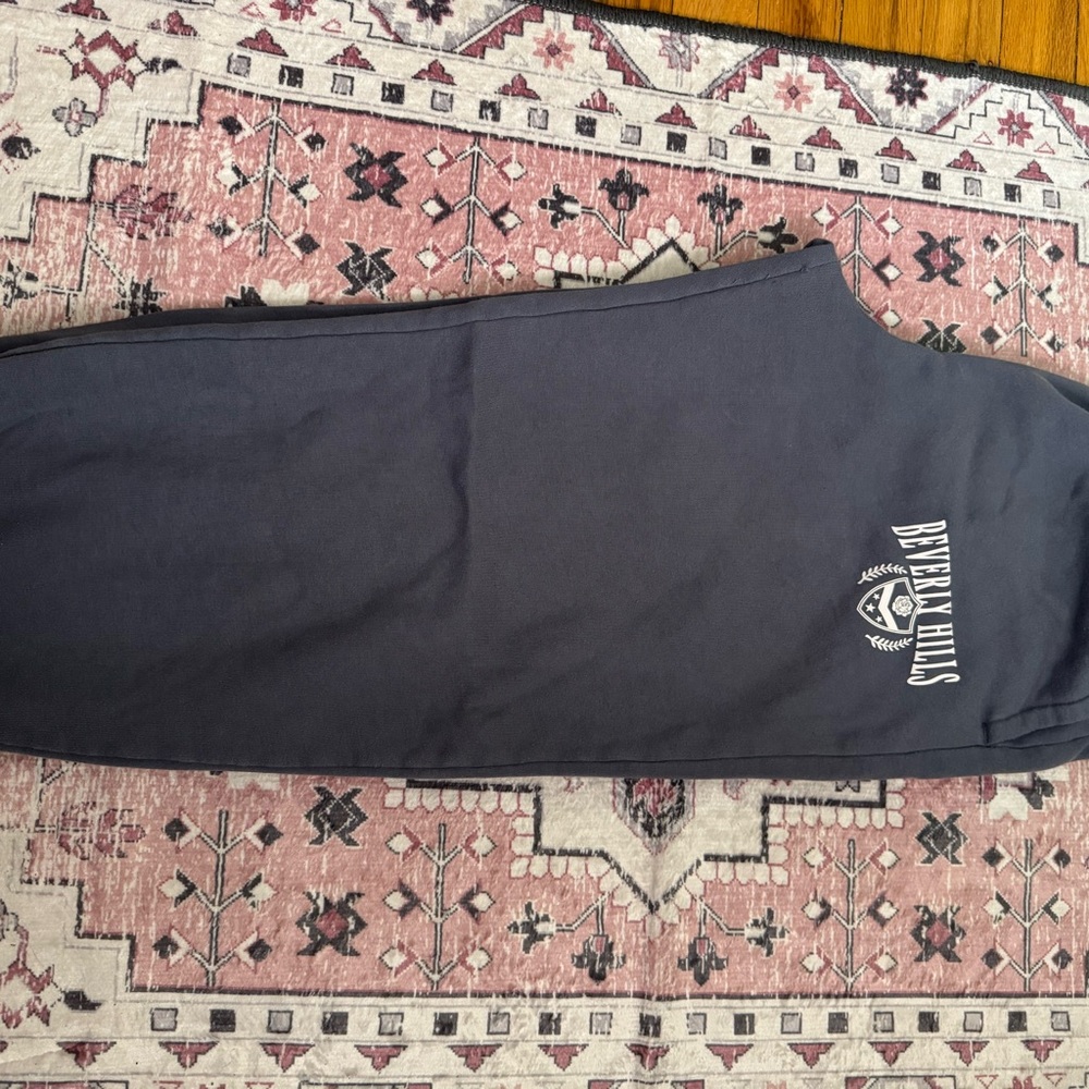 Hollister Navy Blue Track Pants